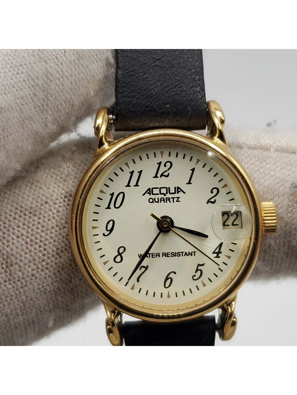 Timex Acqua Quartz Womens  Watch 22mm Date Dial New Battery